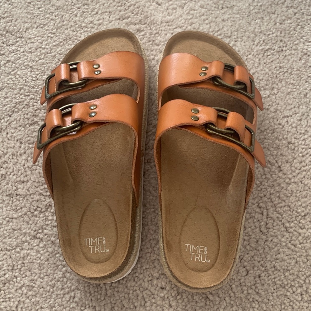 Time and Tru Espadrille Platforms